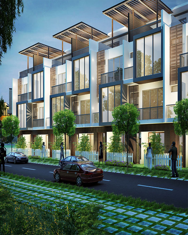 Nhà phố Long thới Mẫu 1